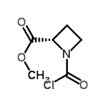 CAS#: 86264-77-9, Methyl (2S)-1-(chlorocarbonyl)-2-azetidinecarboxylate
