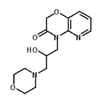 CAS#: 86267-12-1, 4-[2-Hydroxy-3-(4-morpholinyl)propyl]-2H-pyrido[3,2-b][1,4]oxazin-3(4H)-one