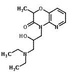 CAS#: 86267-13-2, 4-[3-(Diethylamino)-2-hydroxypropyl]-2-methyl-2H-pyrido[3,2-b][1,4]oxazin-3(4H)-one