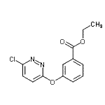 CAS#: 862821-18-9, Ethyl 3-[(6-chloro-3-pyridazinyl)oxy]benzoate