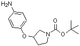 CAS#: 862874-75-7, 2-Methyl-2-propanyl 3-(4-aminophenoxy)-1-pyrrolidinecarboxylate