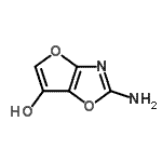 CAS#: 863012-82-2, 2-Aminofuro[2,3-d][1,3]oxazol-6-ol
