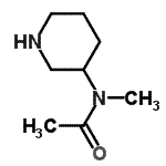 CAS#: 863248-45-7, N-Methyl-N-(3-piperidinyl)acetamide