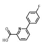CAS#: 863704-60-3, 6-(4-fluorophenyl)pyridine-2-carboxylic acid
