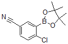 CAS#: 863868-30-8, 2-Chloro-5-cyanophenyl boronic acid pinacol ester