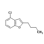 CAS#: 863870-91-1, 2-Butyl-4-chloro-1-benzofuran
