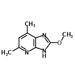CAS 登录号：863877-91-2， 2-甲氧基-5,7-二甲基-1H-咪唑并[4,5-b]吡啶