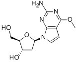 CAS#: 86392-74-7, 7-(2-Deoxy-beta-D-Erythro-Pentofuranosyl)-4-Methoxy-7H-Pyrrolo[2,3-d]Pyrimidin-2-Amine