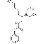 CAS#: 86398-89-2, 1-[2-(Diethylamino)-3-propoxypropyl]-3-phenylurea