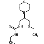 CAS#: 86398-90-5, 1-[3-Ethoxy-2-(4-morpholinyl)propyl]-3-ethylthiourea