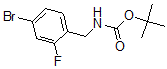 CAS 登录号：864262-97-5， [(4-溴-2-氟苯基)甲基]-氨基甲酸叔丁酯