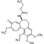 CAS 登录号：86436-42-2， 乙基[(7S)-1,2,3,10-四甲氧基-9-氧代-5,6,7,9-四氢苯并[a]庚搭烯-7-基]氨基甲酸酯
