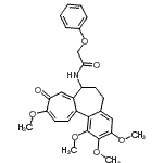 CAS#: 86436-45-5, 2-Phenoxy-N-(1,2,3,10-tetramethoxy-9-oxo-5,6,7,9-tetrahydrobenzo[a]heptalen-7-yl)acetamide