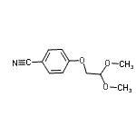 CAS#: 864684-69-5, 4-(2,2-Dimethoxyethoxy)benzonitrile