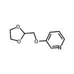 CAS#: 864684-70-8, 3-(1,3-Dioxolan-2-ylmethoxy)pyridine