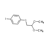 CAS#: 864684-78-6, 1-[(2,2-Dimethoxyethyl)sulfanyl]-4-iodobenzene