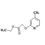 CAS 登录号：864684-80-0， 乙基[(4-甲基-2-吡啶基)氧基]乙酸酯