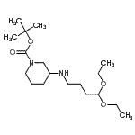 CAS#: 864684-94-6, 2-Methyl-2-propanyl 3-[(4,4-diethoxybutyl)amino]-1-piperidinecarboxylate