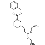 CAS 登录号:864684-95-7, 苄基3-(2,2-二乙氧基乙氧基)-1-哌啶羧酸酯