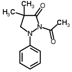 CAS#: 86475-37-8, 2-Acetyl-4,4-dimethyl-1-phenyl-3-pyrazolidinone