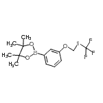 CAS#: 864754-45-0, 4,4,5,5-Tetramethyl-2-(3-{[(trifluoromethyl)sulfanyl]methoxy}phenyl)-1,3,2-dioxaborolane