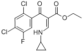 CAS 登录号：86483-53-6， (Z)-3-环丙基氨基-2-(2,4-二氯-5-氟-苯甲酰基)-丙烯酸乙酯