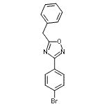 CAS#: 864836-24-8, 5-Benzyl-3-(4-bromophenyl)-1,2,4-oxadiazole