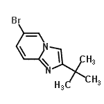 CAS 登录号：864867-60-7， 6-溴-2-(2-甲基-2-丙基)咪唑并[1,2-a]吡啶