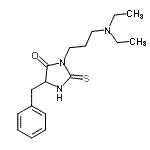 CAS#: 86503-21-1, 5-Benzyl-3-[3-(diethylamino)propyl]-2-thioxo-4-imidazolidinone