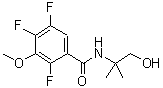 CAS 登录号:865246-27-1, 2,4,5-三氟-N-(1-羟基-2-甲基-2-丙基)-3-甲氧基苯甲酰胺