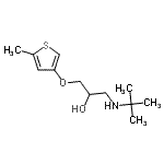 CAS#: 86525-75-9, 1-[(2-Methyl-2-propanyl)amino]-3-[(5-methyl-3-thienyl)oxy]-2-propanol