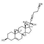 CAS#: 86532-89-0, (3S,8S,9S,10R,13S,14S,17S)-17-[(2R)-2-Hydroxy-3,7-octadiyn-2-yl]-10,13-dimethyl-2,3,4,7,8,9,10,11,12,13,14,15,16,17-tetradecahydro-1H-cyclopenta[a]phenanthren-3-ol