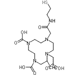 CAS#: 865470-67-3, 7-(carboxymethyl)-6-methyl-10-[2-oxo-2-(2-sulfanylethylamino)ethyl]-1,4,7,10-tetrazacyclododecane-1,4-dicarboxylic acid