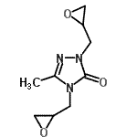 CAS#: 86548-95-0, 5-Methyl-2,4-bis(2-oxiranylmethyl)-2,4-dihydro-3H-1,2,4-triazol-3-one