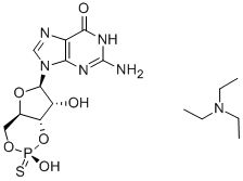 CAS#: 86562-09-6, Guanosine 3',5'-Cyclic Monophosphorothioate, Rp-Isomer, Triethylammonium Salt