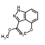 CAS#: 865887-07-6, Methyl 4-methoxy-1H-indazole-3-carboxylate