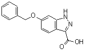 CAS 登录号：865887-11-2， 6-(苄氧基)-1H-吲唑-3-羧酸