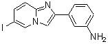 CAS 登录号：866018-05-5， 3-(6-碘咪唑并[1,2-a]吡啶-2-基)苯胺