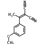 CAS#: 86604-43-5, [1-(3-Methoxyphenyl)ethylidene]malononitrile