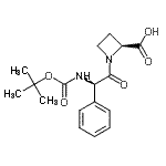 CAS 登录号：866099-92-5， (2S)-1-[(2R)-2-({[(2-甲基-2-丙基)氧基]羰基}氨基)-2-苯基乙酰基]-2-吖丁啶羧酸