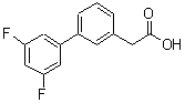 CAS 登录号：866108-77-2， (3',5'-二氟-3-联苯基)乙酸