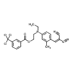 CAS#: 86626-73-5, 2-{[4-(2,2-Dicyanovinyl)-3-methylphenyl](ethyl)amino}ethyl 3-(trichloromethyl)benzoate