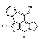 CAS#: 866393-57-9, Methyl 2-methyl-9-oxo-3-phenyl-5,6,7,9-tetrahydrofuro[2,3-f]indolizine-4-carboxylate
