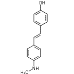 CAS 登录号：866475-34-5， 4-{(E)-2-[4-(甲基氨基)苯基]乙烯基}苯酚