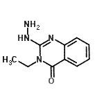 CAS#: 86662-57-9, 3-Ethyl-2-hydrazino-4(3H)-quinazolinone