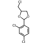 CAS 登录号：86674-90-0， 4-(氯甲基)-2-(2,4-二氯苯基)-1,3-二氧戊环