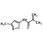 CAS#: 86685-07-6, 2-Methyl-N-(3-methyl-1,2-oxazol-5-yl)acrylamide