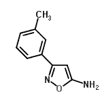 CAS 登录号：86685-97-4， 3-(3-甲基苯基)-1,2-恶唑-5-胺
