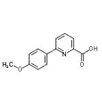 CAS 登录号：86696-70-0， 6-(4-甲氧基苯基)-2-吡啶羧酸