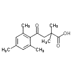 CAS 登录号：867130-04-9， 4-均三甲苯基-2,2-二甲基-4-氧代丁酸